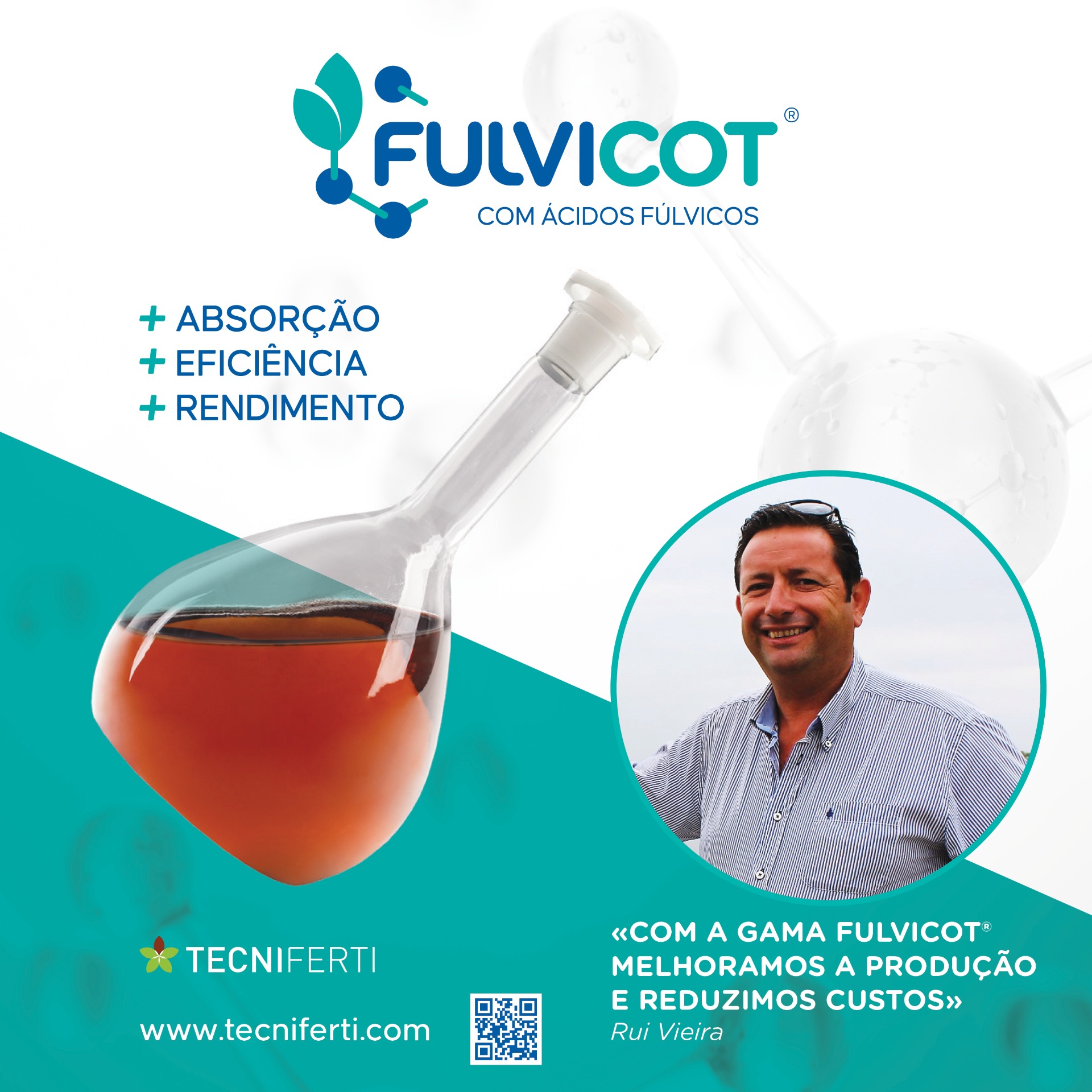 Tecniferti apresenta nova gama de fertilizantes líquidos Fulvicot®